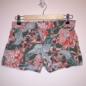 Floral Patagonia shorts